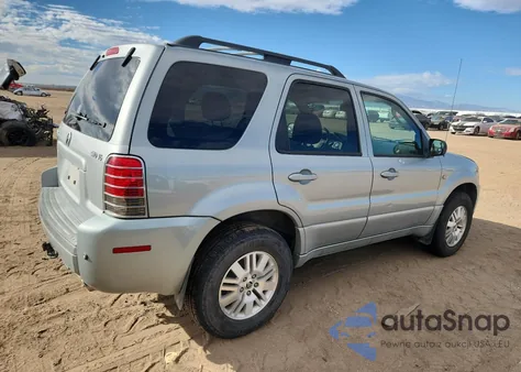 2005 Mercury Mariner z USA, uszkodzony, nr VIN 4M2CU57185DJ20555